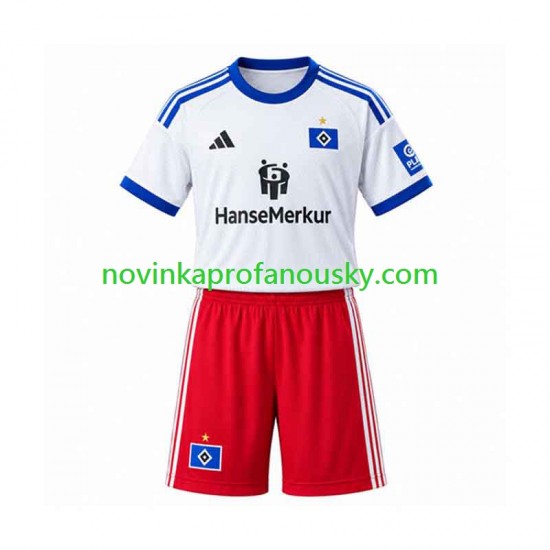 Hamburger SV Dres Domácí Fotbalové Dresy pro Děti 2026-2027 Krátký rukáv