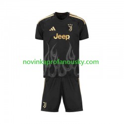 Juventus Dres Alternativní Fotbalové Dresy pro Děti 2026-2027 Krátký rukáv