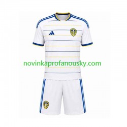 Leeds United Dres Domácí Fotbalové Dresy pro Děti 2026-2027 Krátký rukáv