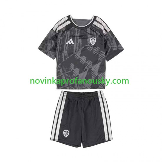 Leeds United Dres Alternativní Fotbalové Dresy pro Děti 2026-2027 Krátký rukáv