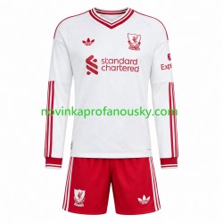 Liverpool Dres Venkovní Fotbalové Dresy pro Děti 2026-2027 Dlouhý rukáv