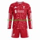 Liverpool Dres Domácí Fotbalové Dresy pro Děti 2026-2027 Dlouhý rukáv