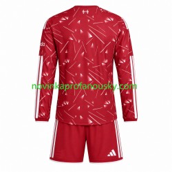 Liverpool Dres Domácí Fotbalové Dresy pro Děti 2026-2027 Dlouhý rukáv