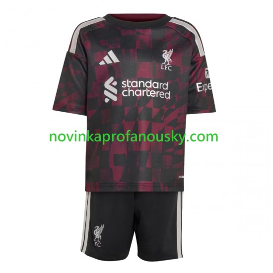 Liverpool Dres Alternativní Fotbalové Dresy pro Děti 2026-2027 Krátký rukáv