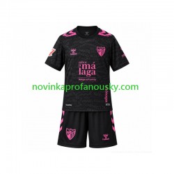 Málaga CF Dres Alternativní Fotbalové Dresy pro Děti 2026-2027 Krátký rukáv