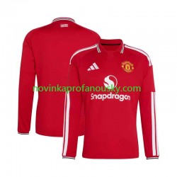 Manchester United Dres Domácí Fotbalové Dresy pro Muže 2026-2027 Dlouhý rukáv