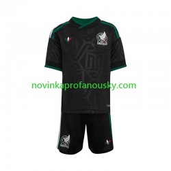 Mexiko Dres Alternativní Fotbalové Dresy pro Děti 2026 Krátký rukáv
