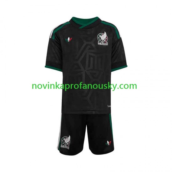 Mexiko Dres Alternativní Fotbalové Dresy pro Děti 2026 Krátký rukáv