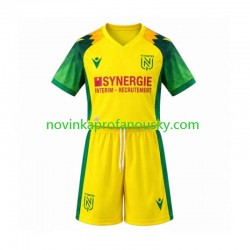 Nantes Dres Domácí Fotbalové Dresy pro Děti 2026-2027 Krátký rukáv