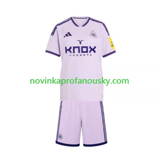 Newcastle United Dres Alternativní Fotbalové Dresy pro Děti 2026-2027 Krátký rukáv