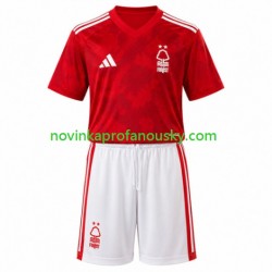 Nottingham Forest Dres Domácí Fotbalové Dresy pro Děti 2026-2027 Krátký rukáv