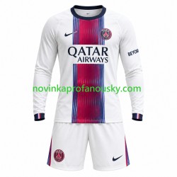 Paris Saint-Germain Dres Venkovní Fotbalové Dresy pro Děti 2026-2027 Dlouhý rukáv