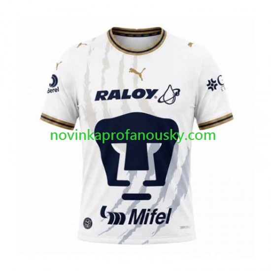 Pumas UNAM Dres Venkovní Fotbalové Dresy pro Muže 2026-2027 Krátký rukáv