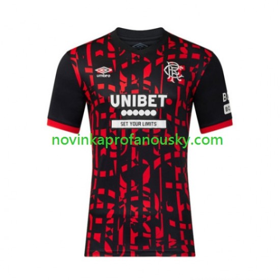 Rangers Dres Alternativní Fotbalové Dresy pro Muže 2026-2027 Krátký rukáv