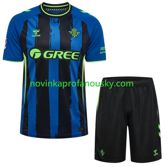 Real Betis Dres Alternativní Fotbalové Dresy pro Děti 2026-2027 Krátký rukáv