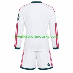 Real Madrid Dres Domácí Fotbalové Dresy pro Děti 2026-2027 Dlouhý rukáv