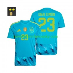 Španělsko Dres Unai Simon 23 Brankářské Domácí Fotbalové Dresy pro Muže 2026-2027 Krátký rukáv