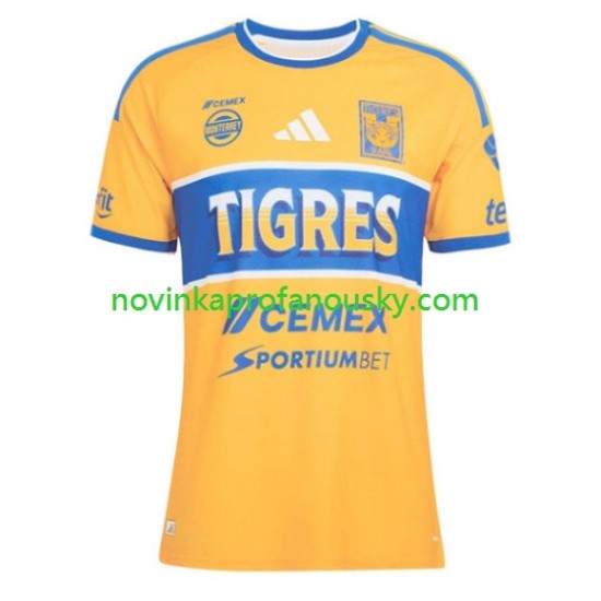 Tigres UANL Dres Domácí Fotbalové Dresy pro Muže 2026-2027 Krátký rukáv