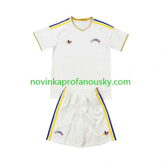 Venezuela Dres Venkovní Fotbalové Dresy pro Děti 2026 Krátký rukáv