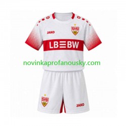 VfB Stuttgart Dres Venkovní Fotbalové Dresy pro Děti 2026-2027 Krátký rukáv