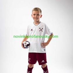 West Ham United Dres Venkovní Fotbalové Dresy pro Děti 2026-2027 Krátký rukáv