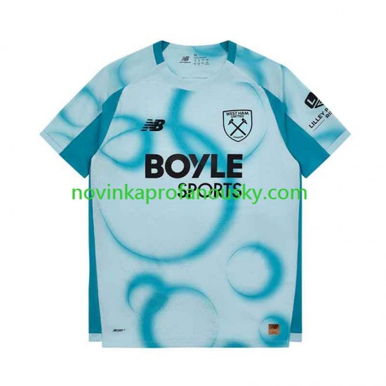 West Ham United Dres Alternativní Fotbalové Dresy pro Muže 2026-2027 Krátký rukáv