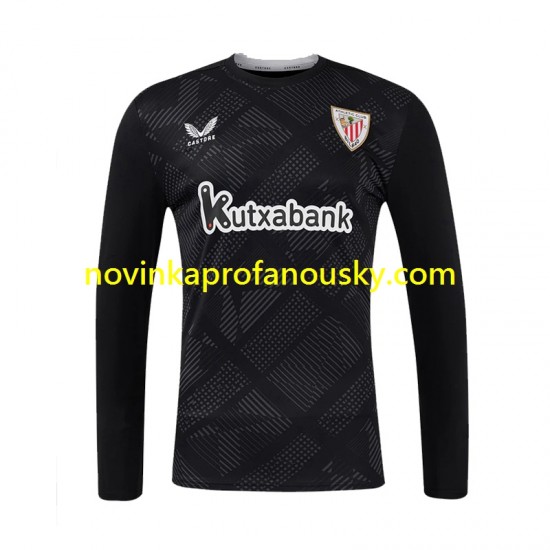 Athletic Bilbao Dres Brankářské Domácí Fotbalové Dresy pro Muže 2024-2025 Dlouhý rukáv