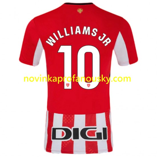 Athletic Bilbao Dres Williams JR 10 Domácí Fotbalové Dresy pro Muže 2024-2025 Krátký rukáv