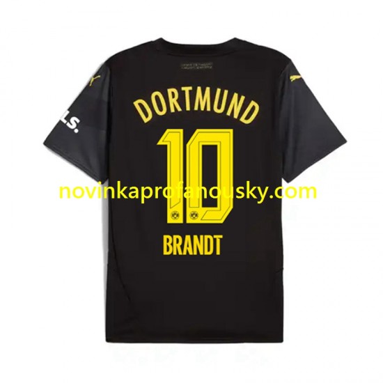 Borussia Dortmund Dres Julian Brandt 10 Venkovní Fotbalové Dresy pro Muže 2024-2025 Krátký rukáv