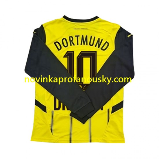 Borussia Dortmund Dres Julian Brandt 10 Domácí Fotbalové Dresy pro Muže 2024-2025 Dlouhý rukáv