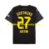 Borussia Dortmund Dres Karim Adeyemi 27 Venkovní Fotbalové Dresy pro Muže 2024-2025 Krátký rukáv
