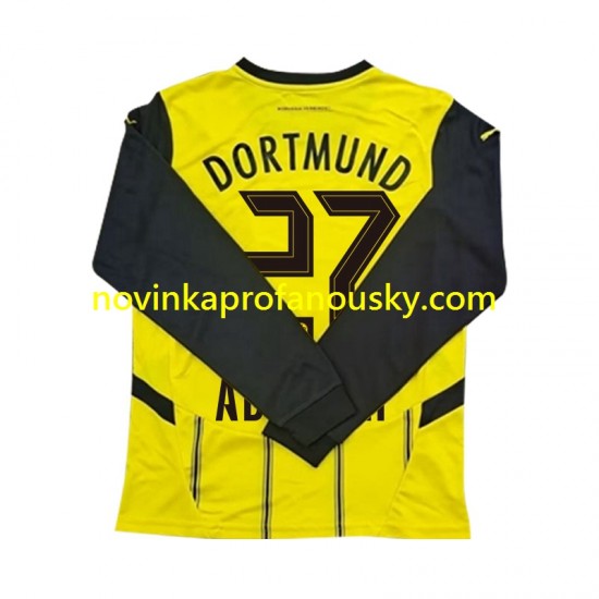 Borussia Dortmund Dres Karim Adeyemi 27 Domácí Fotbalové Dresy pro Muže 2024-2025 Dlouhý rukáv