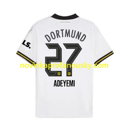 Borussia Dortmund Dres Karim Adeyemi 27 Alternativní Fotbalové Dresy pro Muže 2024-2025 Krátký rukáv
