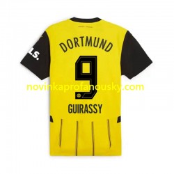 Borussia Dortmund Dres Serhou Guirassy 9 Domácí Fotbalové Dresy pro Muže 2024-2025 Krátký rukáv