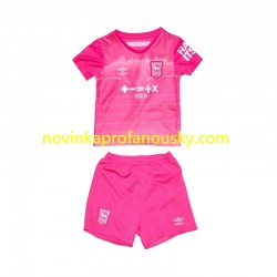 Dres Ipswich Town Alternativní Fotbalové Dresy pro Děti 2024-2025 Krátký rukáv