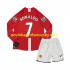 Manchester United Dres Cristiano Ronaldo 7 2007 Retro Domácí Fotbalové Dresy pro Děti Dlouhý rukáv