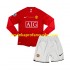 Manchester United Dres Champion League 2007 Retro Domácí Fotbalové Dresy pro Děti Dlouhý rukáv