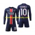 Paris Saint-Germain Dres O Dembele 10 Domácí Fotbalové Dresy pro Děti 2024-2025 Dlouhý rukáv