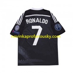 Real Madrid Dres Cristiano Ronaldo 7 2014 Retro Alternativní Fotbalové Dresy pro Děti Krátký rukáv