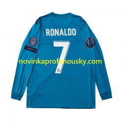 Real Madrid Dres Cristiano Ronaldo 7 2017 Retro Alternativní Fotbalové Dresy pro Muže Dlouhý rukáv