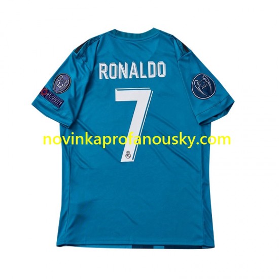 Real Madrid Dres Cristiano Ronaldo 7 2017 Retro Alternativní Fotbalové Dresy pro Muže Krátký rukáv