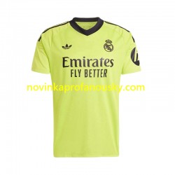 Real Madrid Dres COURTOIS 1 Brankářské Alternativní Fotbalové Dresy pro Muže 2024-2025 Krátký rukáv