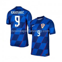 Chorvatsko Dres Andrej Kramaric 9 Venkovní Fotbalové Dresy pro Muže Euro 2024 Krátký rukáv
