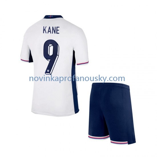 Anglie Dres Harry Kane 9 Domácí Fotbalové Dresy pro Děti Euro 2024 Krátký rukáv