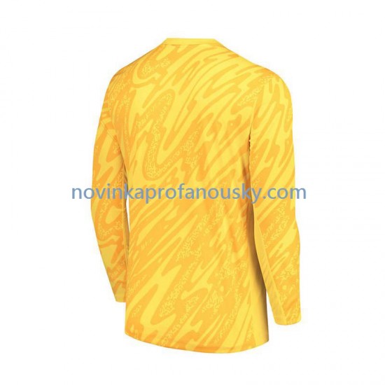 Francie Dres Brankářské Domácí Fotbalové Dresy pro Muže Euro 2024 Krátký rukáv