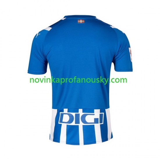 Dres Deportivo Alaves Domácí Fotbalové Dresy pro Muže 2023-2024 Krátký rukáv