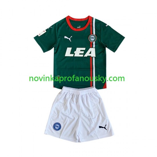 Dres Deportivo Alaves Venkovní Fotbalové Dresy pro Děti 2023-2024 Krátký rukáv