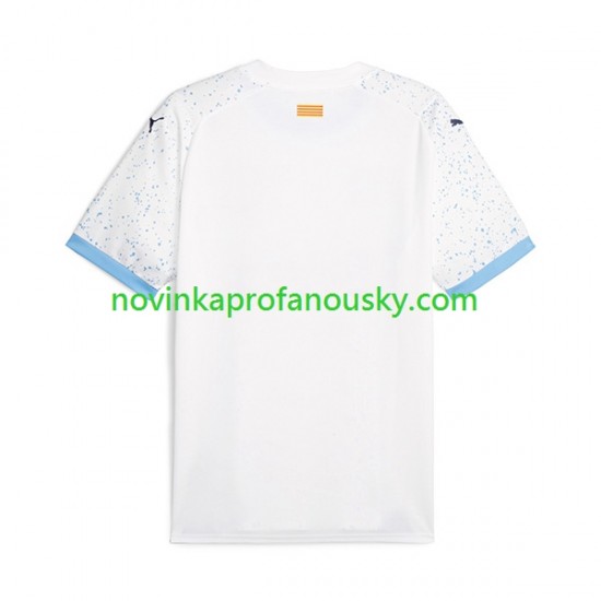 Dres Girona Venkovní Fotbalové Dresy pro Muže 2023-2024 Krátký rukáv