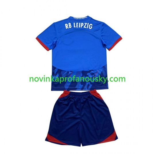 RB Leipzig Dres Alternativní Fotbalové Dresy pro Děti 2023-2024 Krátký rukáv