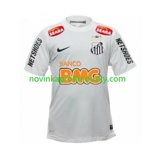 Santos FC Dres Neymar JR 11 -2012 Retro Domácí Fotbalové Dresy pro Muže 2011 Krátký rukáv
